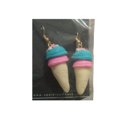 Blue and Pink Ice Cream