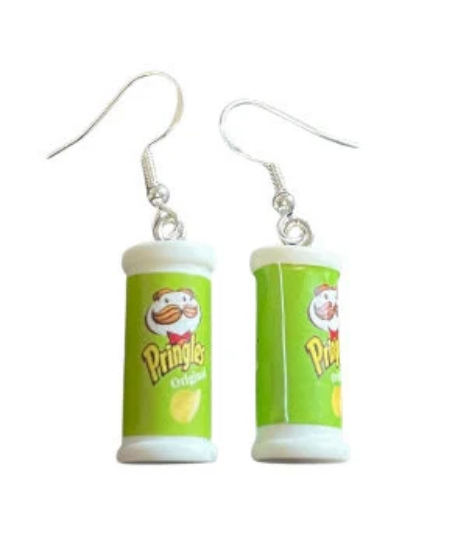 Pringles Drop Earrings | Potato Chip Earrings