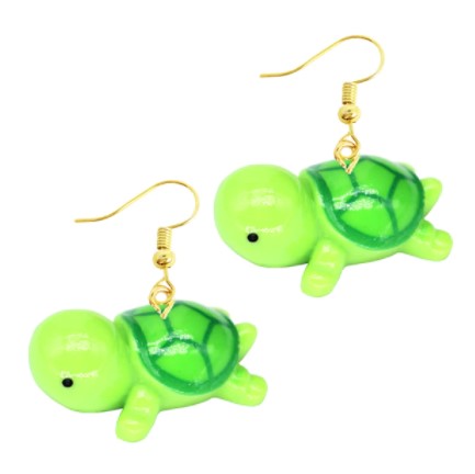 Turtle Earrings for Women | Wonderful Sea Turtle Earrings | Sea Turtle Drop Earrings